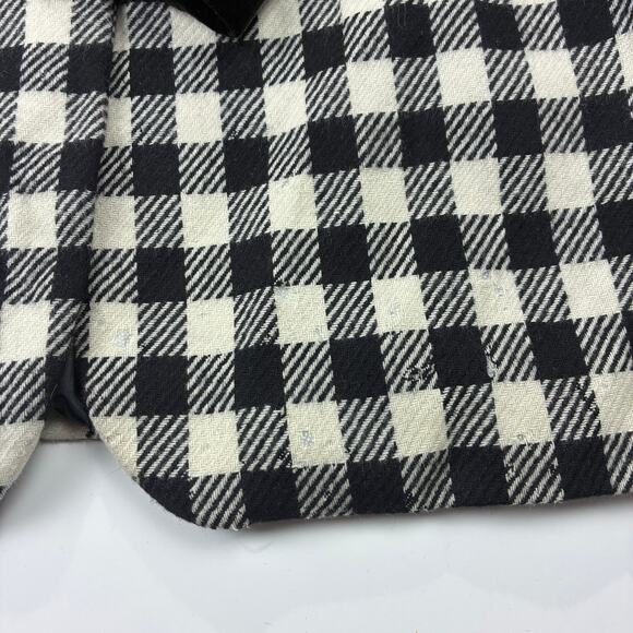 Vintage Escada Margaretha Ley Gingham Blazer Wool Cashmere Old Money Mob Wife - Picture 11 of 13